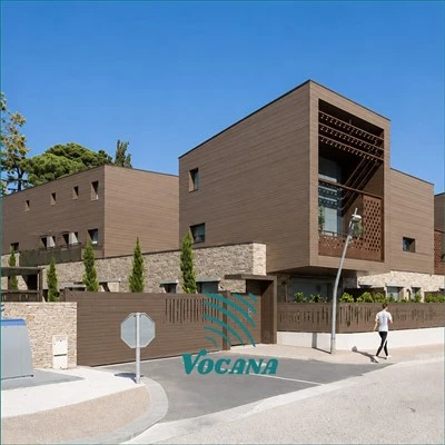 Placare de fațadă WPC clasificată la foc-|Proiecte din Orientul Mijlociu|Vocana
