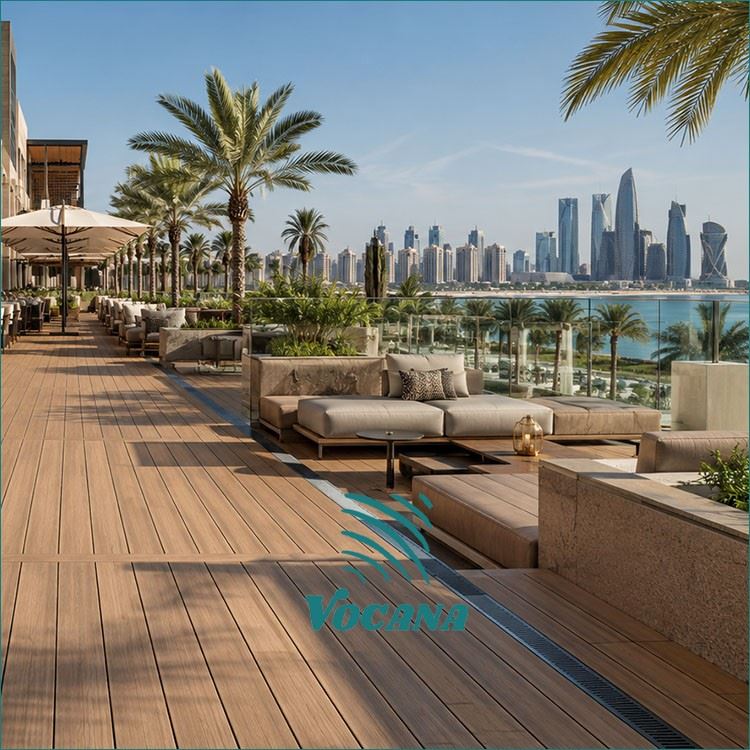 WPC Decking For Restaurant Terraces & Outdoor Dining | Vocana factory