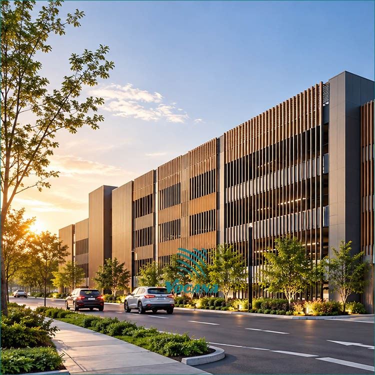 WPC Grille For Parking Garage Facades | Vocana suppliers